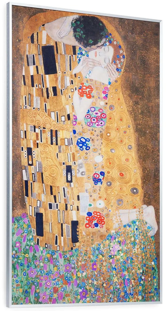 Klarstein Wonderwall Air Art Kuss, infračervený ohrievač, 101 x 60 cm, 600 W, nástenná inštalácia, diaľkové ovládanie