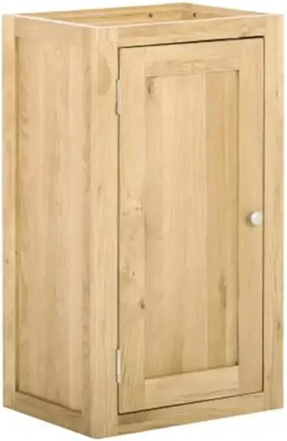 Horná kuchynská skrinka z masívu s otváraním vľavo, 45×34×80 cm