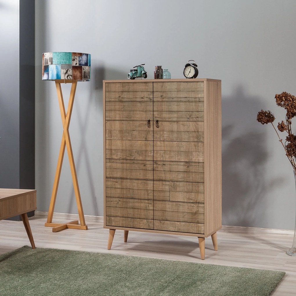 Skrinka Multibox 728 (dub sonoma). Akcia -17%. Vlastná spoľahlivá doprava až k Vám domov. 1088376