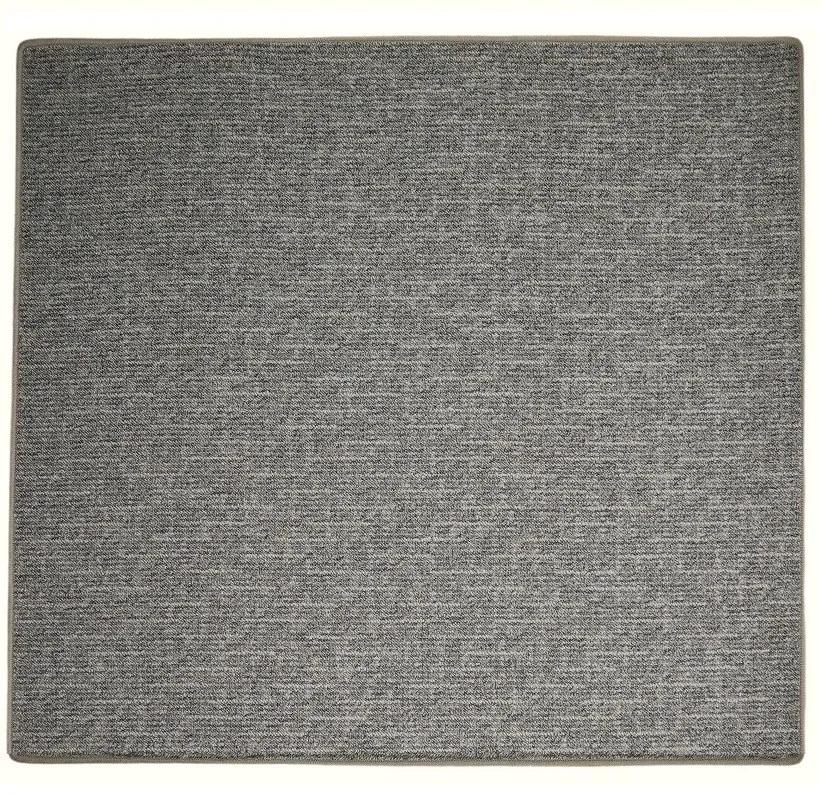 Vopi koberce Kusový koberec Alassio šedobéžový štvorec - 180x180 cm