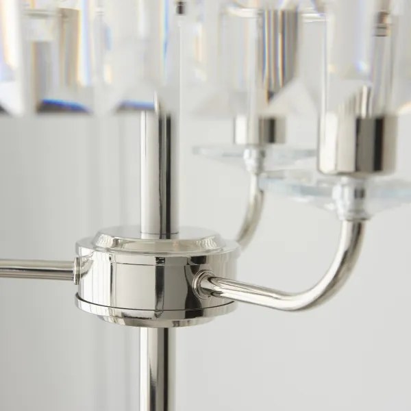 Endon 108103 - Stojacia lampa CHESTERFIELD 3xE14/6W/230V lesklý chróm