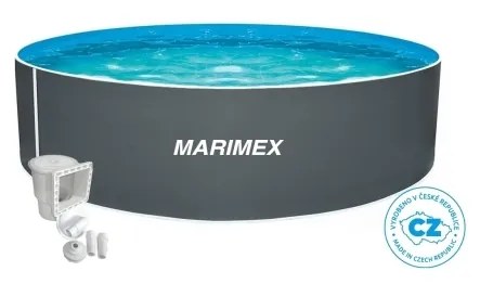 Marimex | Bazén Marimex Orlando 3,05x0,91 m s príslušenstvom - motív šedý | 10303042