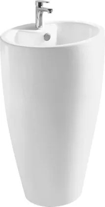 Mexen Orkla, voľne stojace umývadlo 50x38x81,5 cm, biela lesklá, 26065000