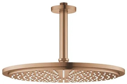 Hlavová sprcha GROHE Rainshower Cosmopolitan Metal vrátane sprchového ramená Brushed Warm Sunset 26067DL0