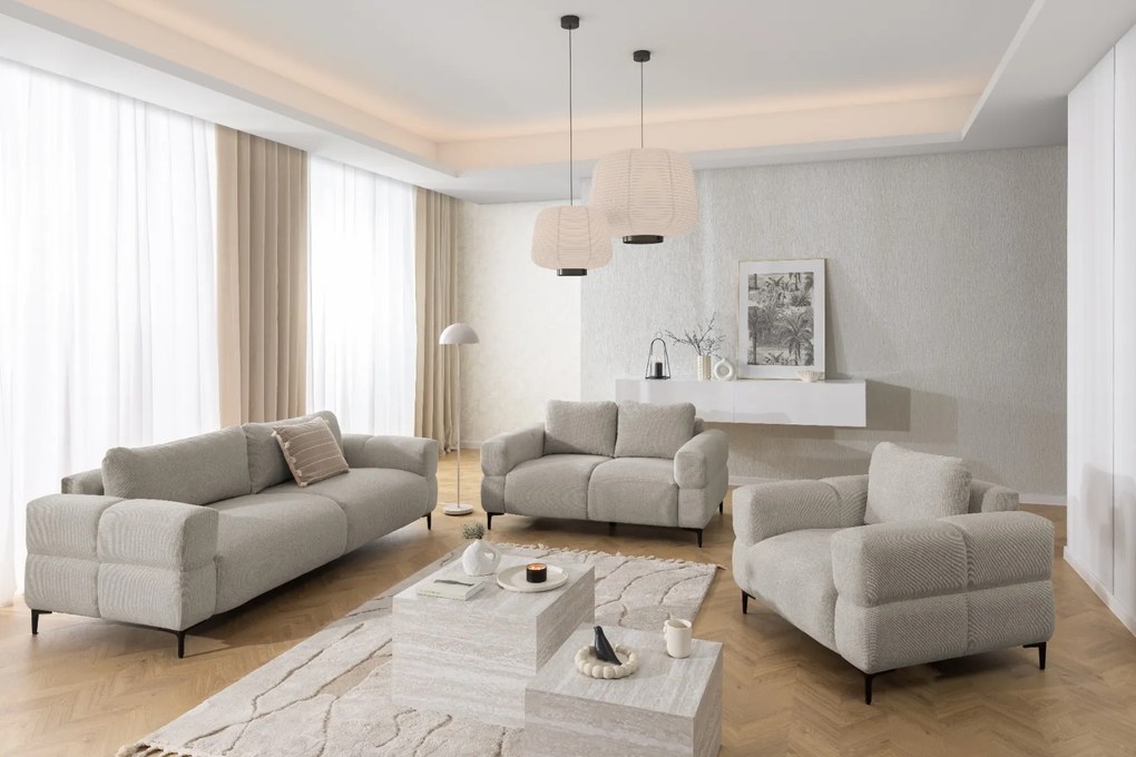 POHOVKA FLEUR 2 MIESTNÁ BÉŽOVÁ 154 cm