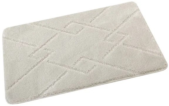 Kúpeľňový koberček Moreno svetlosivý, kosoštvorce