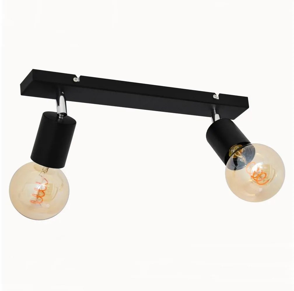 Bodové svietidlo TUNE 2xE27/20W/230V čierna