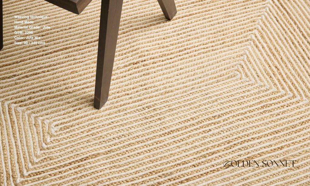 Diamond Carpets India, Ručne viazaný kusový koberec Aerie J 37 Natural, 160x230, béžová, chodba / predsieň