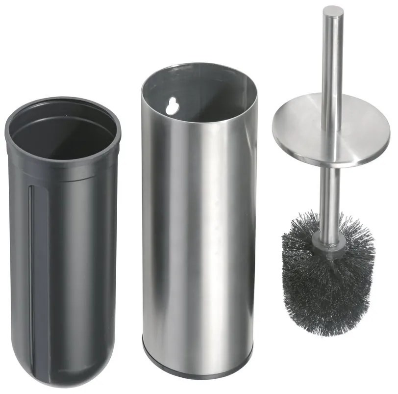 Sapho Sapho, X-STEEL WC kefa závesná/na postavenie, brúsená oceľ, XS300