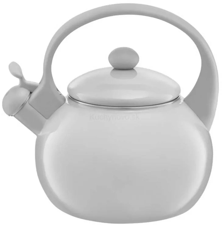 AMBITION Smaltovaný čajník Garden Gray 1,9 L