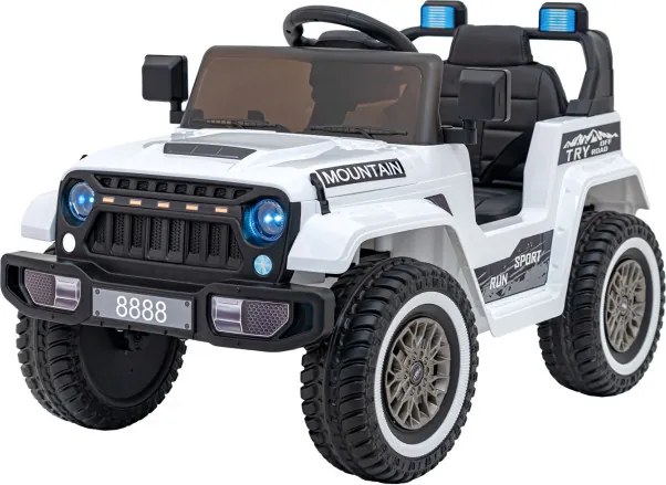 Elektrické autíčko Off Road MOUNTAIN biele