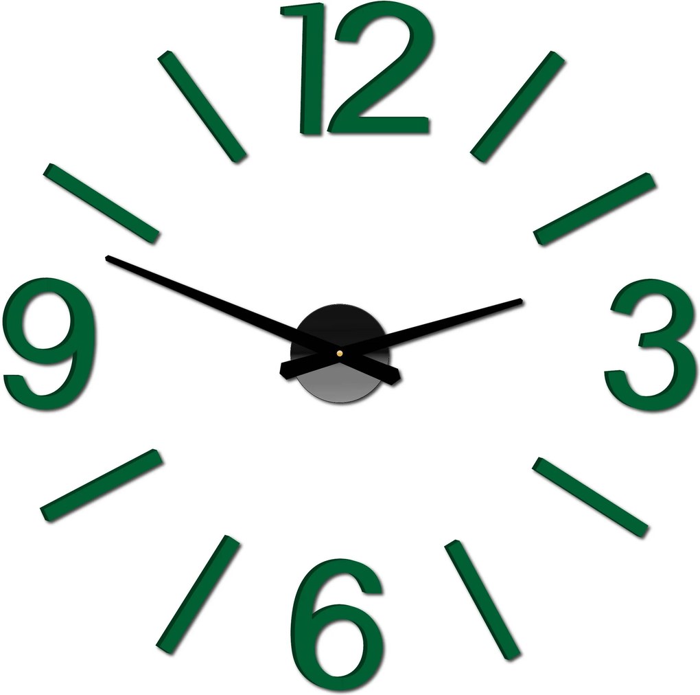 SENTOP | Nalepovacie nástenné hodiny do obývačkay | SENTOP X0067-Wall clock 2D HEU+ analógové