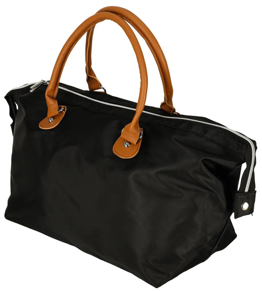 KIK Dámska multifunkčná cestovná taška na kočík 48x30x21 cm čierna + 2 vrecúška