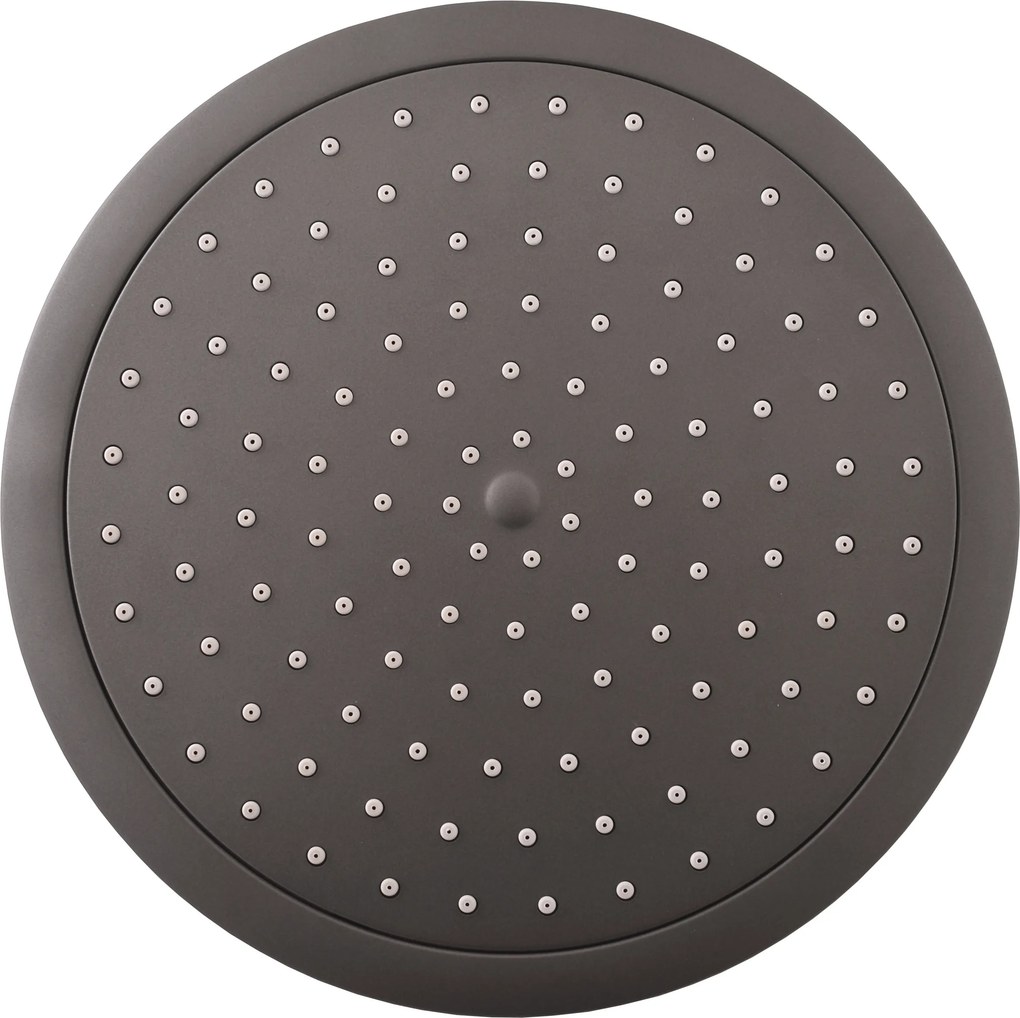 Slezák - RAV Hlavová sprcha okrúhla plastová ø 23 cm - PS0043MG, Metal Grey