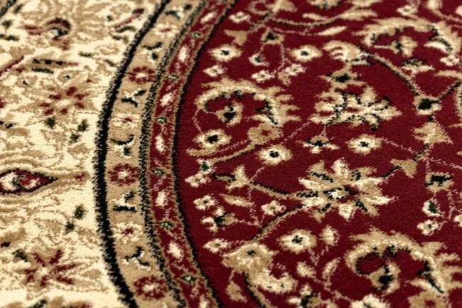 Koberec ROYAL ADR kruh vzor 521 bordo