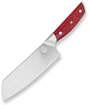 Kuchařský nůž Santoku Dellinger Sandvik Red Northern Sun