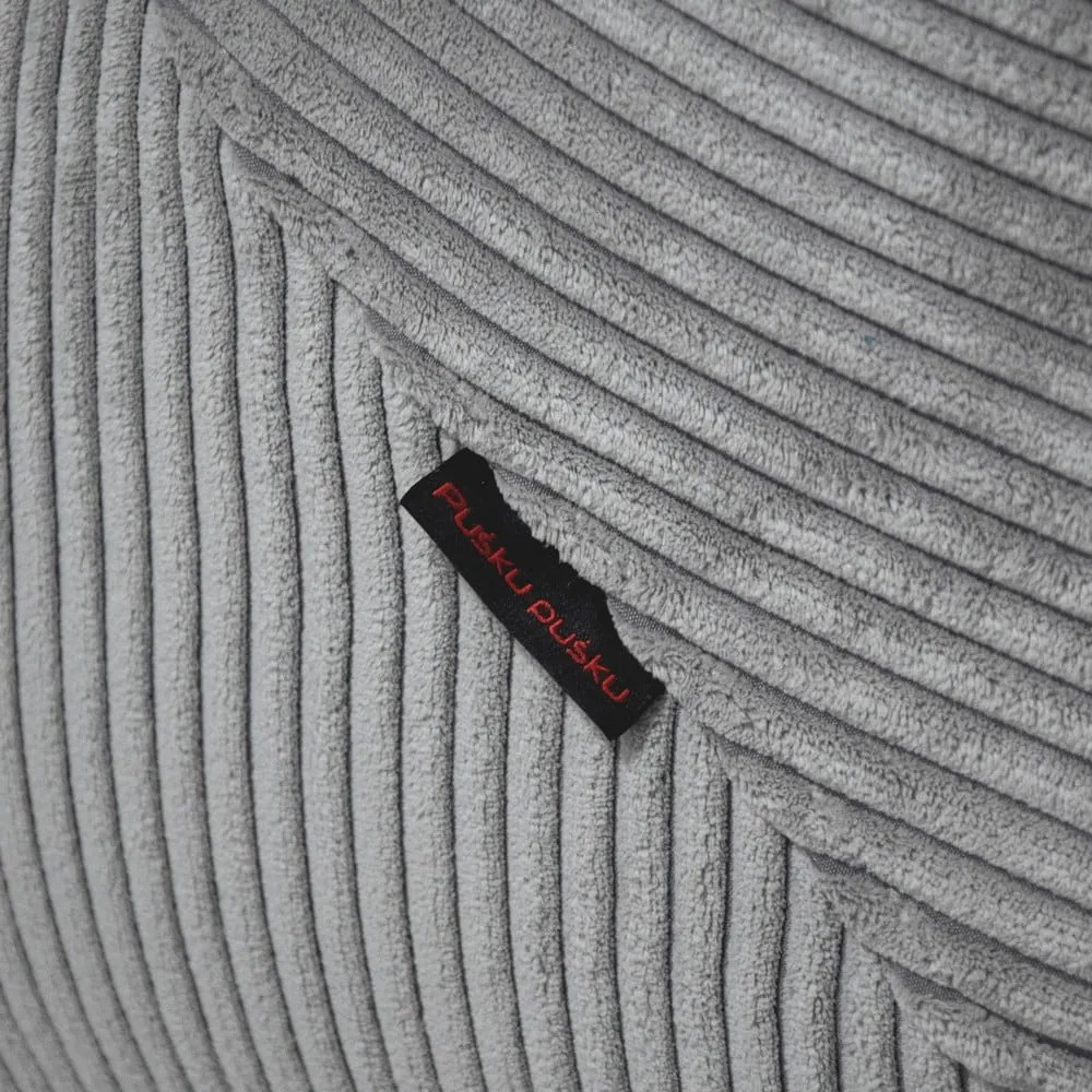 Fialový menčestrový sedací vak Sofa Tube 160 – SLOWDOWN