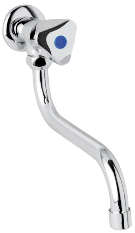 Mereo Mereo, Umývadlový kohútik nástenný, Kasia, s ramienkom otočným ø 18 mm - 200 mm, chróm, MER-CBS701