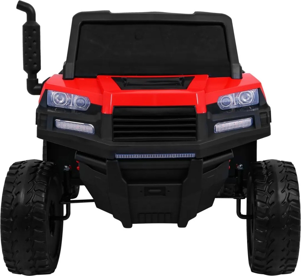 Ramiz Farmársky nákladiak pre 2 deti Červený + 4x4 + Diaľkové ovládanie + Kiper + LED Audio
