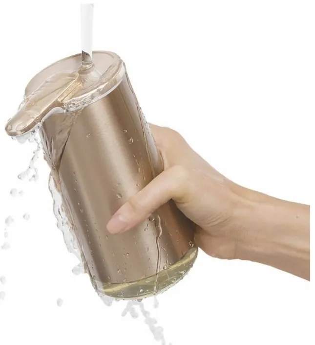 Bezdotykový dávkovač mydlovej peny, 295 ml, rose gold