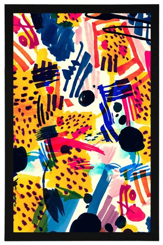 Plagát pop art abstrakcia