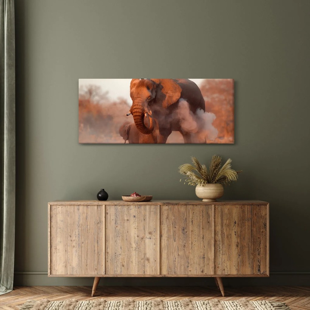 Obraz - Veľký slon africký (120x50 cm)