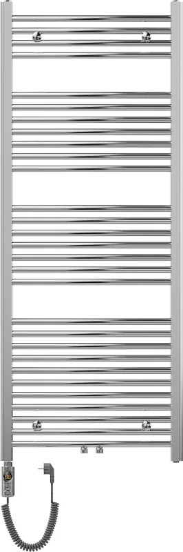 Mexen Ares, elektrické vykurovacie teleso 1500x600 mm + vykurovacia tyč 600 W, chrómová, W102-1500-600-2600-01