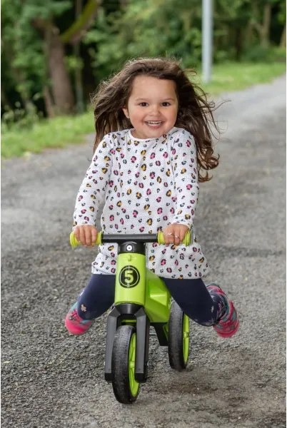 Funny Wheels - Odrážadlo 2v1 RIDER SUPER SPORT zelená/čierna