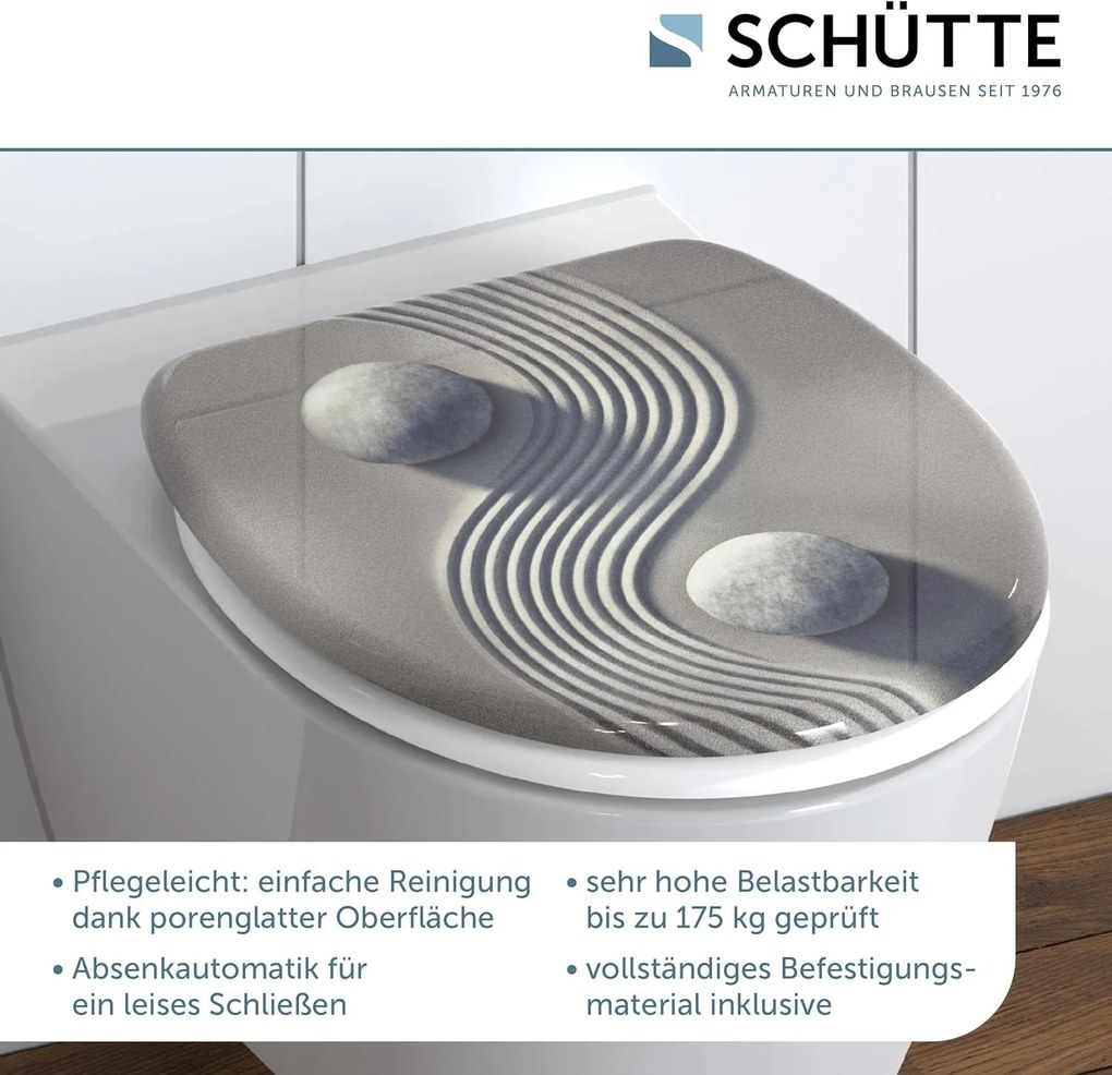 Eisl Sanitär WC sedadlo Duroplast Soft Close Ying and Yang 82152
