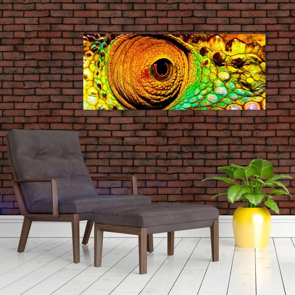 Obraz - Chameleon (120x50 cm)