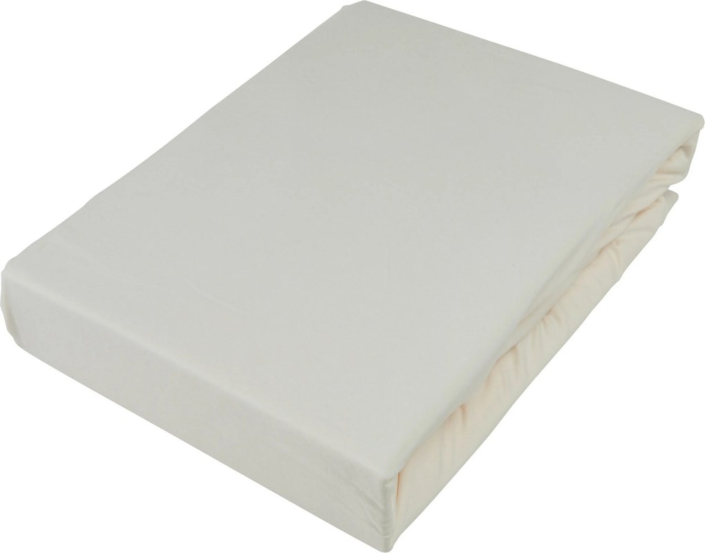 XXXLutz NAPÍNACIA PLACHTA NA BOXSPRIN, džersej, écru, 140/220 cm Novel - Obliečky & plachty - 004550010303
