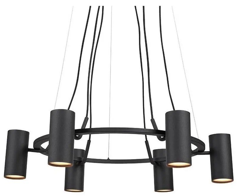 Markslöjd 107357 - Luster na lanku PORTO 6xGU10/12W/230V