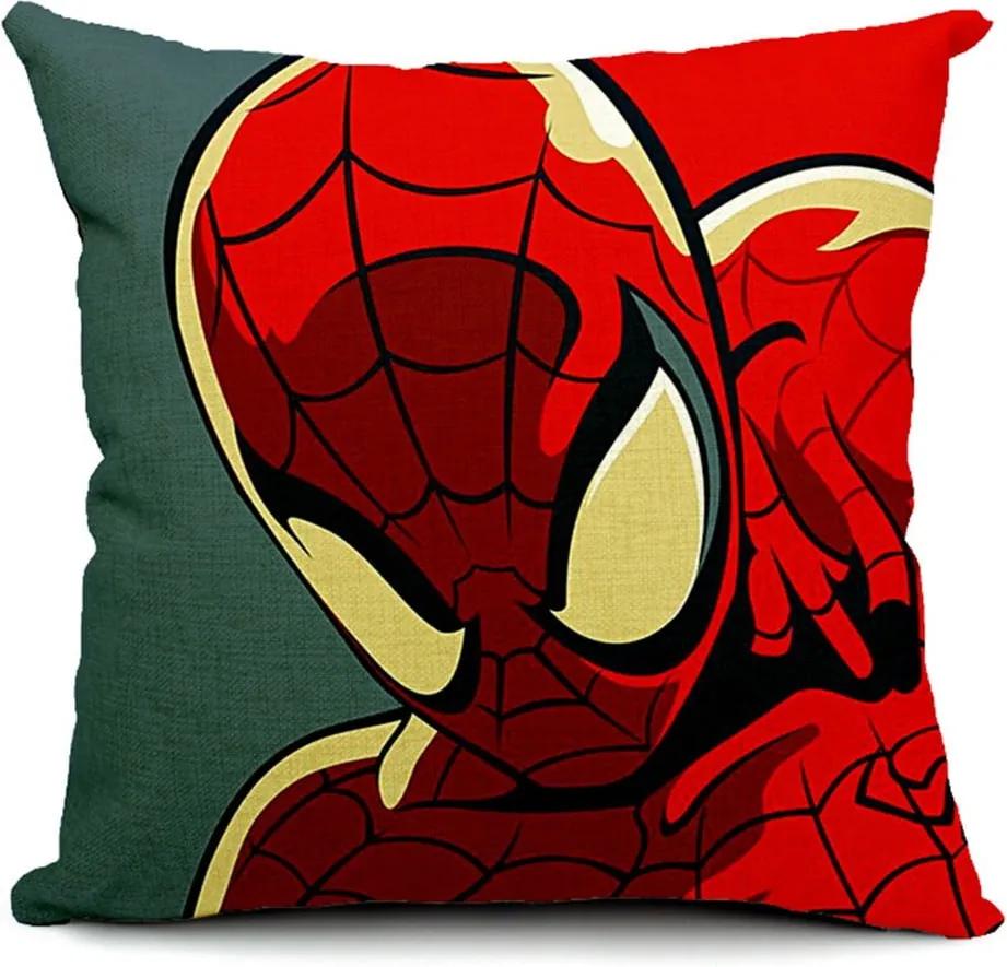 Obliečka na vankúš Spiderman Face, 45x45 cm