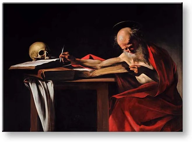 Obraz na plátne Michelangelo Caravaggio - Svätý Jeroným | rôzne rozmery
