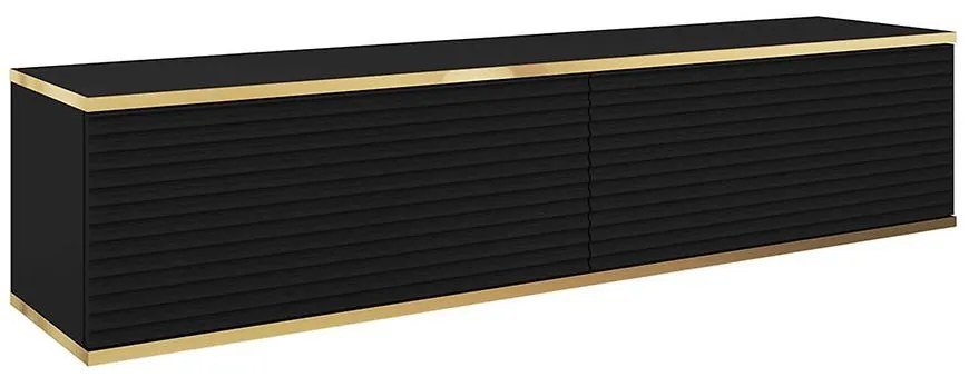 Skriňa RTV Oro 135 MDF čierna