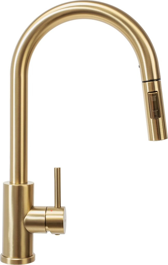 Rea Fresh, stojanková drezová batéria, zlatá matná, REA-B9148