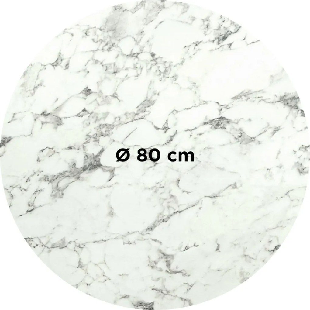 COMPACT 12 MARBLE TORANO - STOLOVÁ DOSKA Ø80 cm