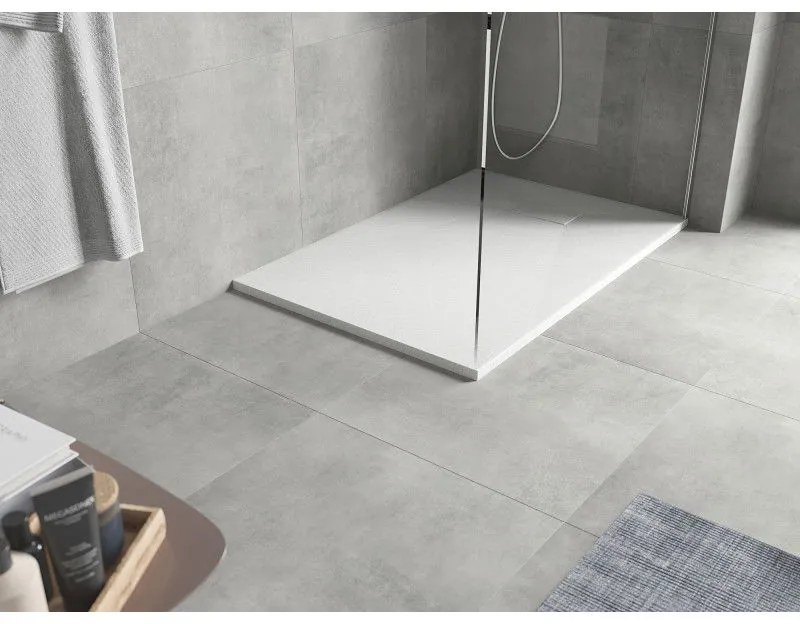 Mexen Hugo, SMC obdĺžniková sprchová vanička 100 x 80 cm, biela, 42108010