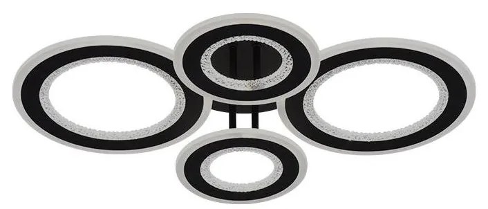 LED Stmievateľný prisadený luster LED/100W/230V 3000-6500K + diaľkové ovládanie