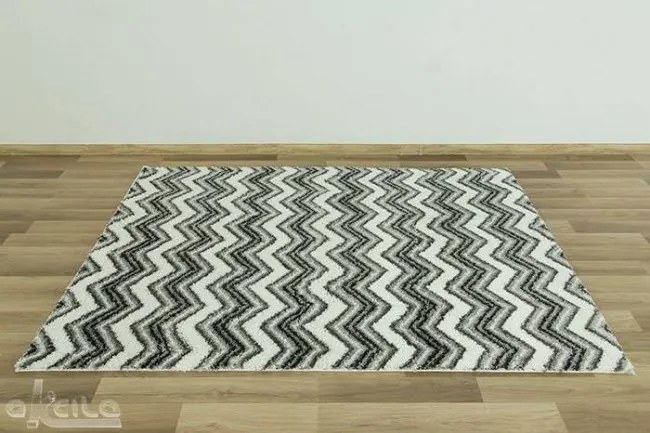 Koberec Onyx 5172 Cik cak bielý