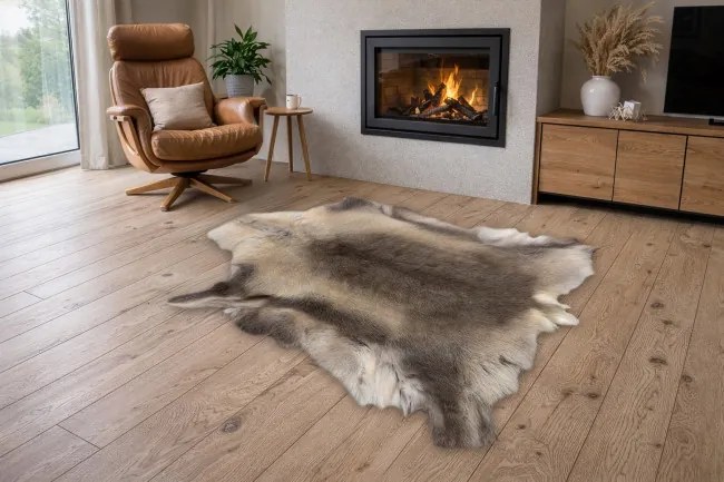 Koberec RENIFER POK012 PREMIUM sivý / béžový