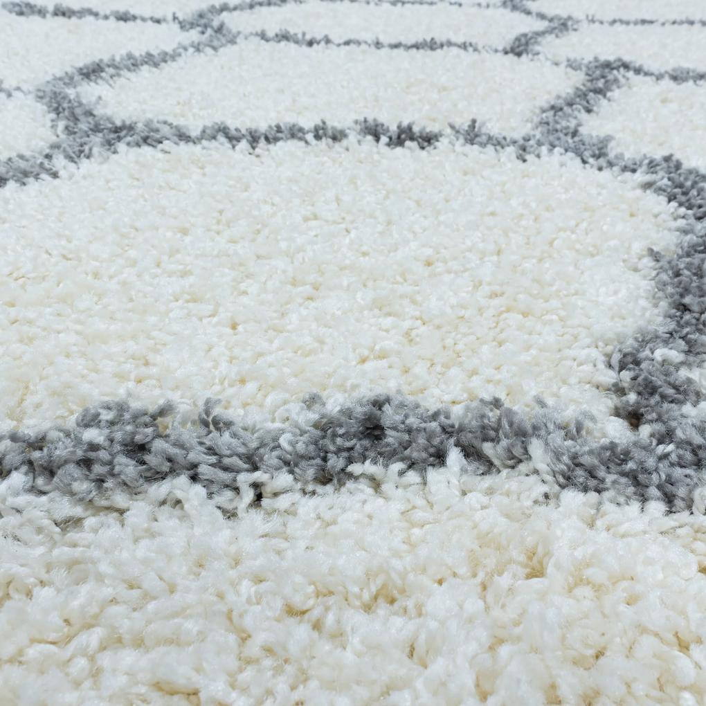Ayyildiz Kusový koberec SALSA 3201, Krémová Rozmer koberca: 140 x 200 cm