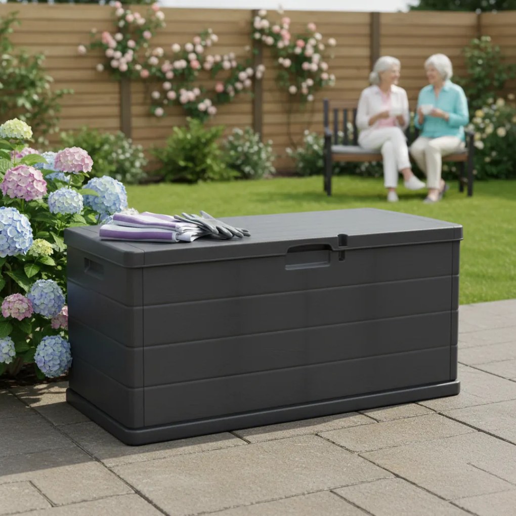 Úložný box ALPHA, 340L, 118x59x57cm, antracitová I.P.A.E-Progarden