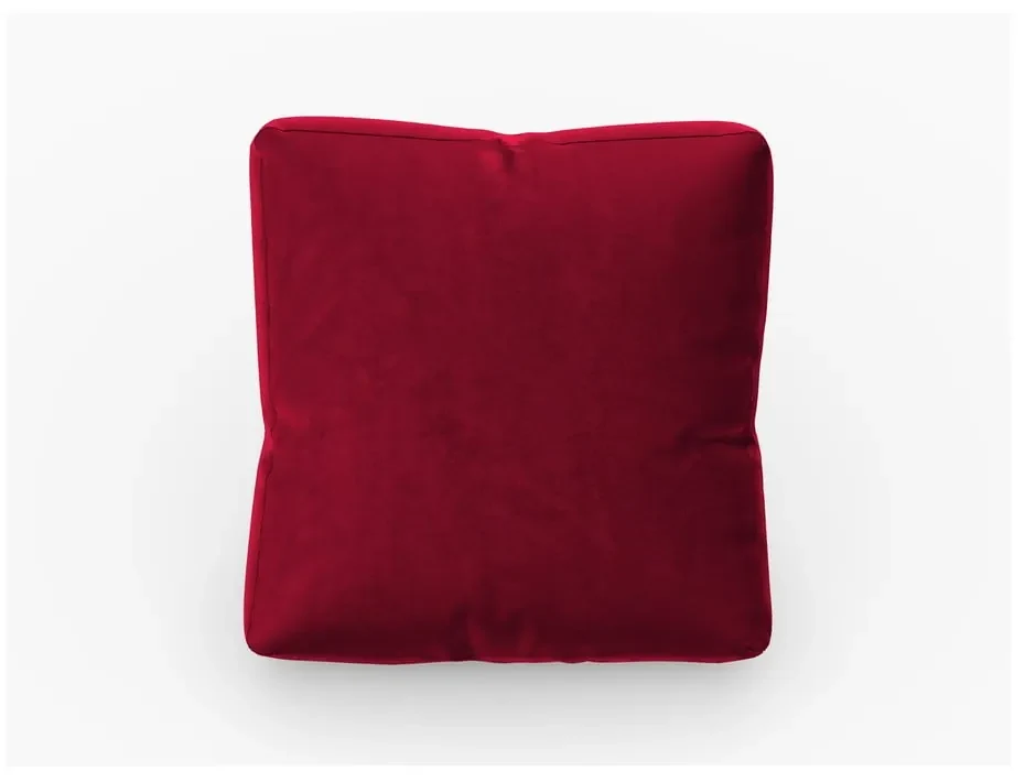 Červený zamatový vankúš k modulárnej pohovke Rome Velvet - Cosmopolitan Design
