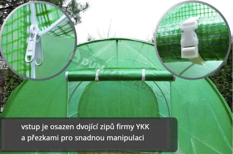 Záhradný fóliovník zelený 2x3,5m Focus Garden