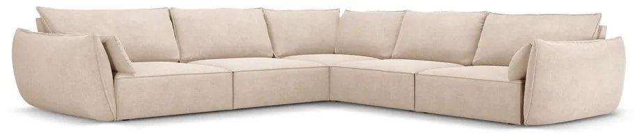 Béžová rohová pohovka (variabilná) Vanda - Mazzini Sofas