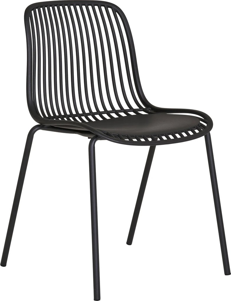 Záhradná stolička Badelia (čierna). Akcia -10%. Vlastná spoľahlivá doprava až k Vám domov. 1146703