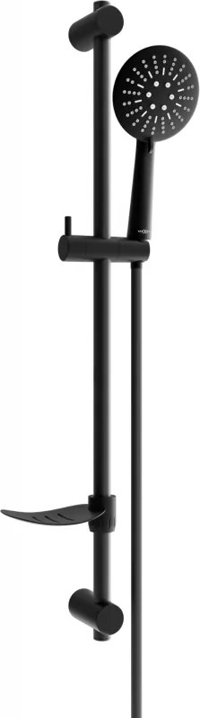 Mexen sprchový set DF67, čierny, 785674582-70