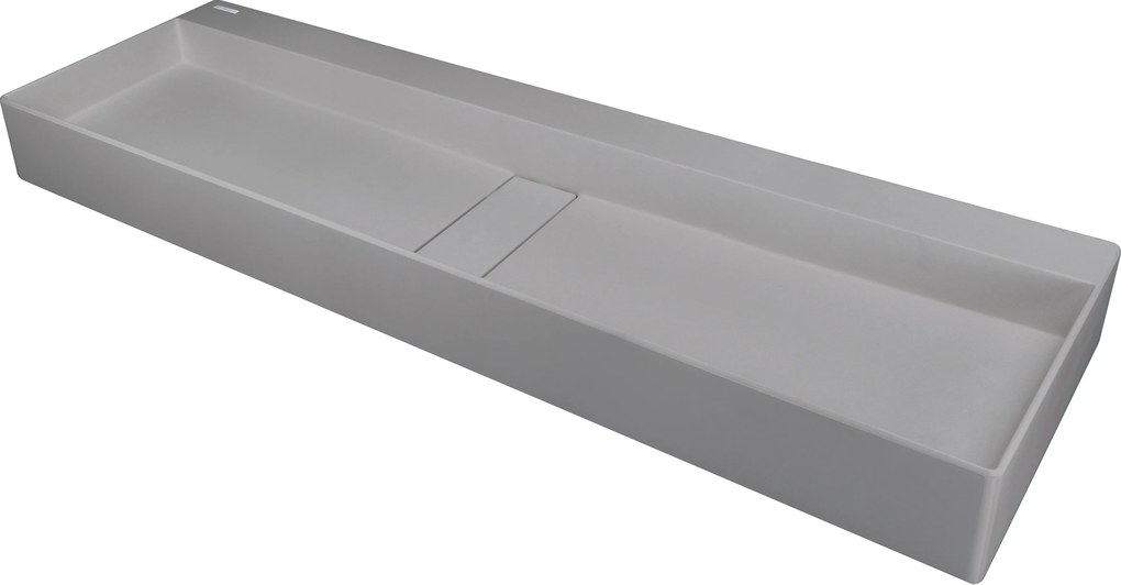 Deante Blur, granitové umývadlo na dosku 1200x400x120 mm, čierna, DEA-CQB_SU2S