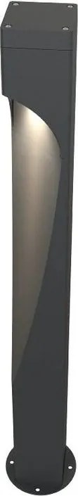 Nordlux Antracitová záhradná lampa Concordia pre žiarovku GU10 100cm 49018050